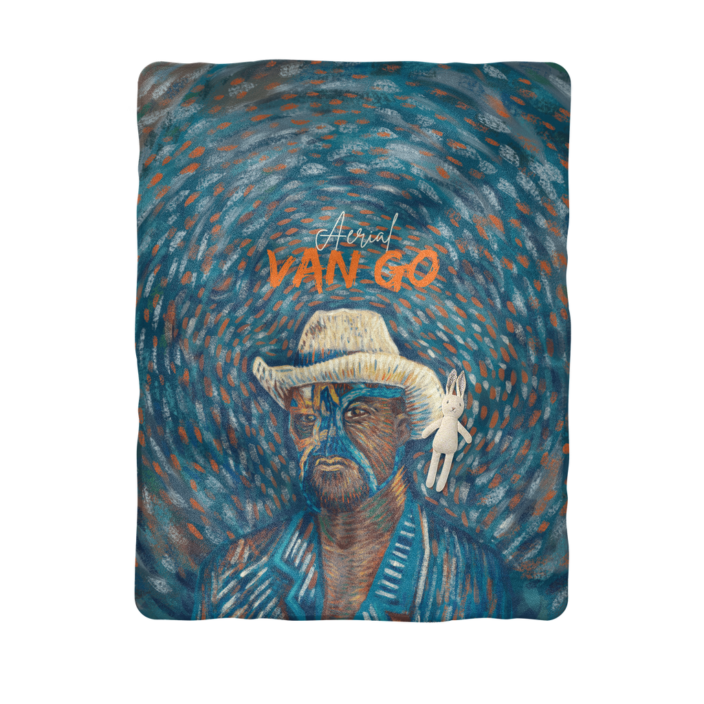 "Self Portrait" - Aerial Van Go (USA) Baby Blanket