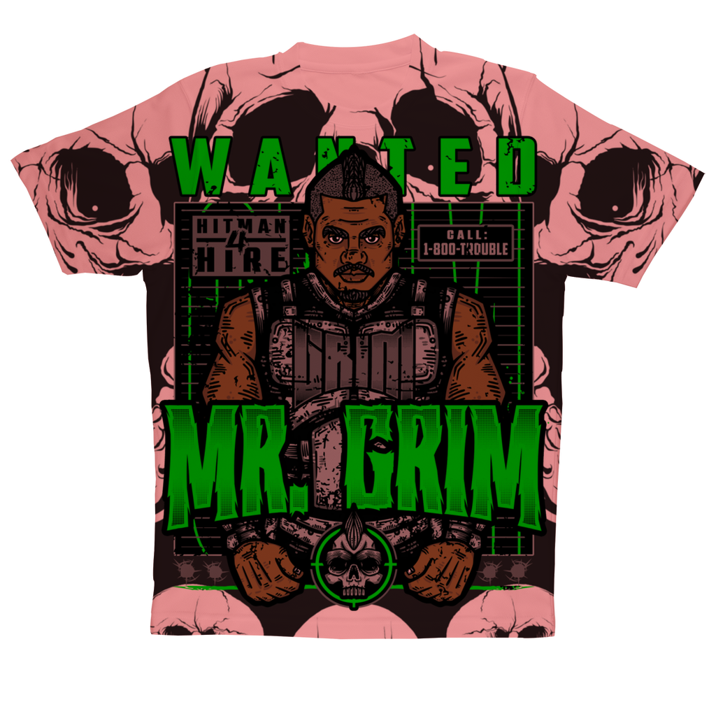 MR. Grim "Wanted" Unisex Activewear Tee