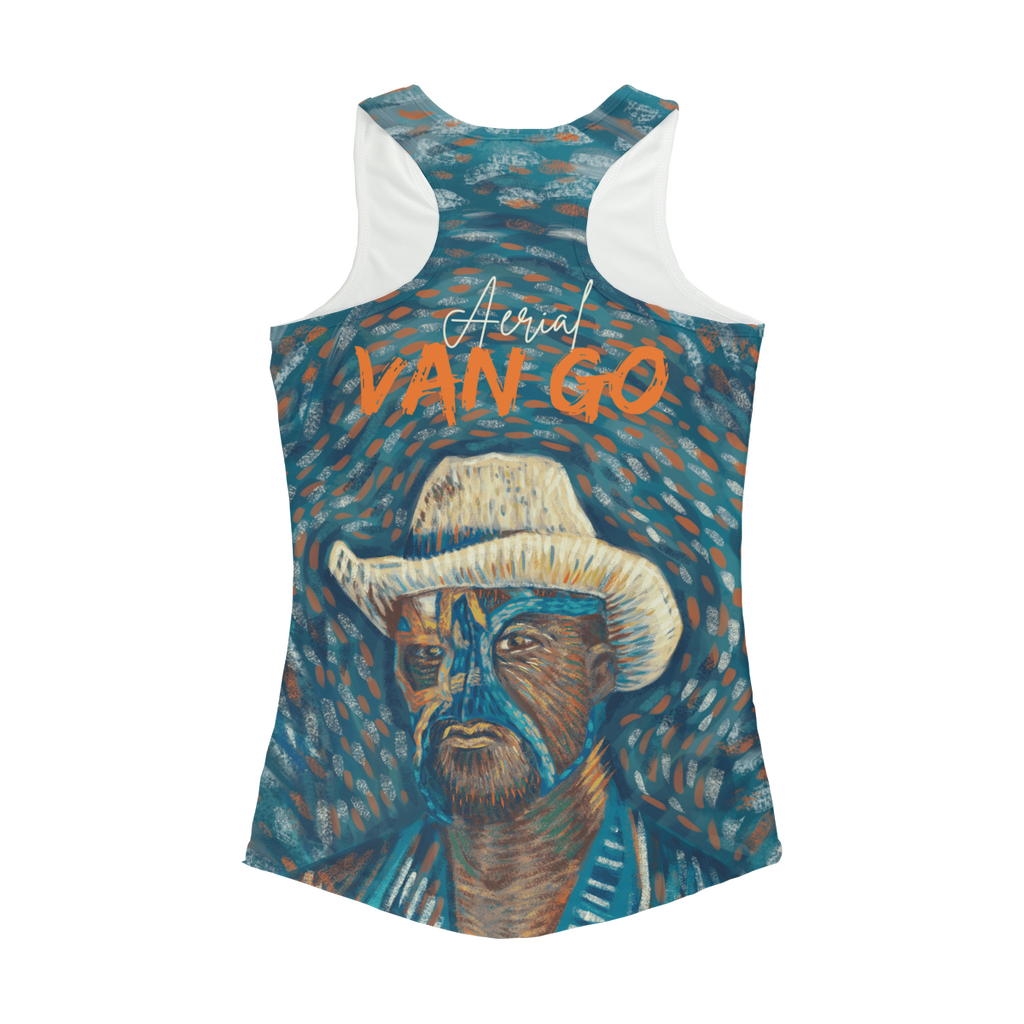 "Self Portrait" - Aerial Van Go (USA) Women's Activewear Tank Top