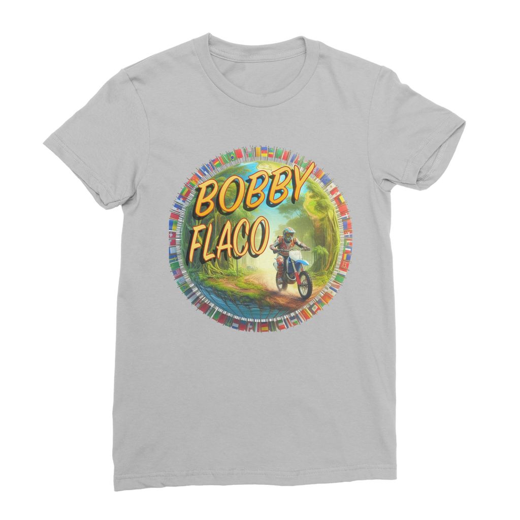 "Bike the World" Bobby Flaco - USaA Women's Wear T-Shirt