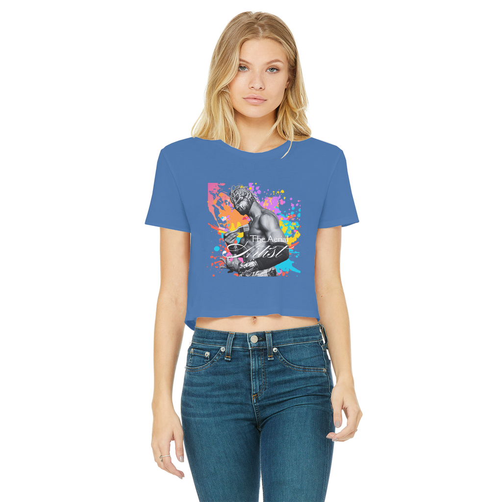 "THE Artist" - Aerial Van Go Women's Wear Crop Top