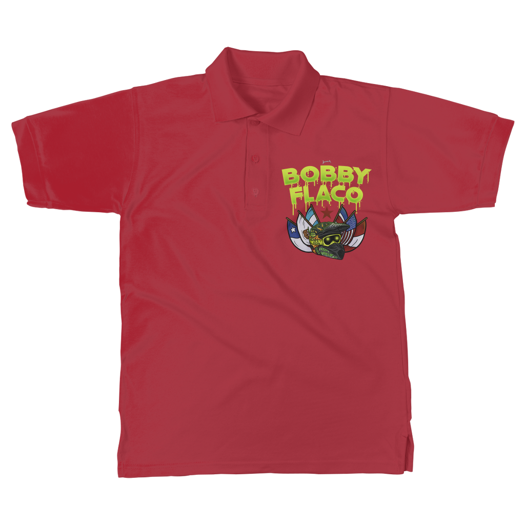 Bobby Flaco (USA) "World Tour" Unisex Adult Polo Shirt
