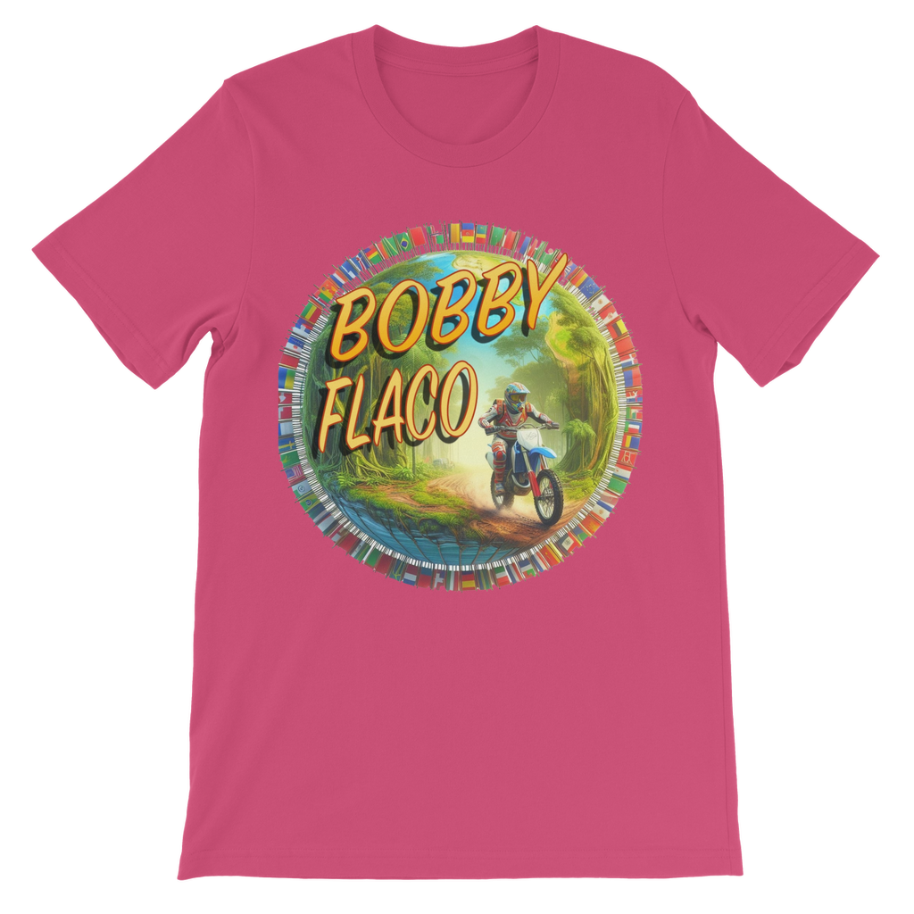 "Bike the World" Bobby Flaco - USaA Youthwear Tee