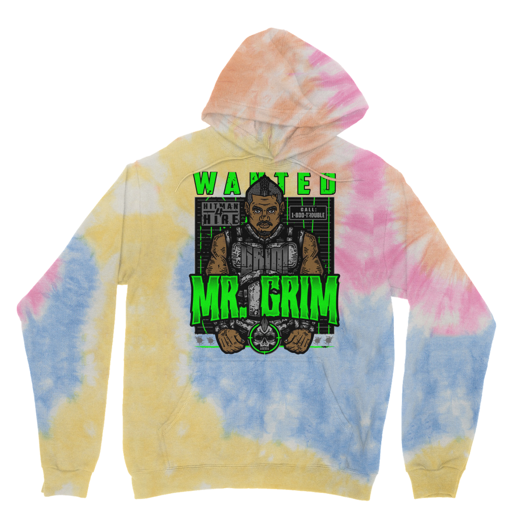 MR. Grim "Wanted" Tie Dye Hoodie