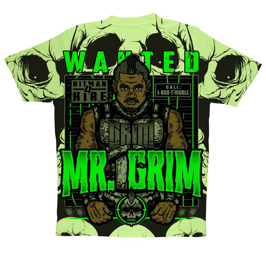 MR. Grim "Wanted" Unisex Activewear Tee