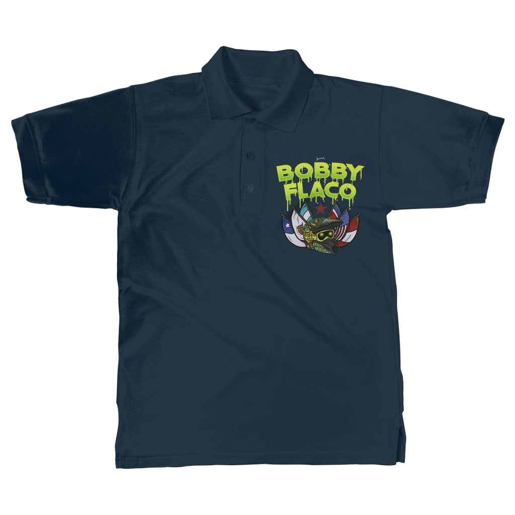 Bobby Flaco (USA) "World Tour" Unisex Adult Polo Shirt