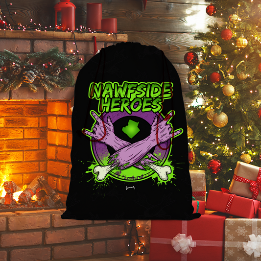 Nawfside Heroes (USA) "Coat of Arms" Drawstring Bag