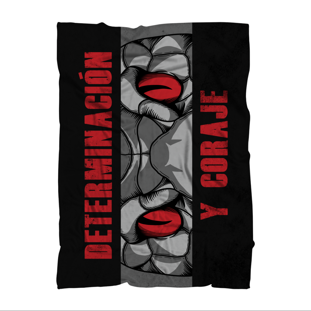 Rocky Katari (BOL) "Determination & Courage" Throw Blanket