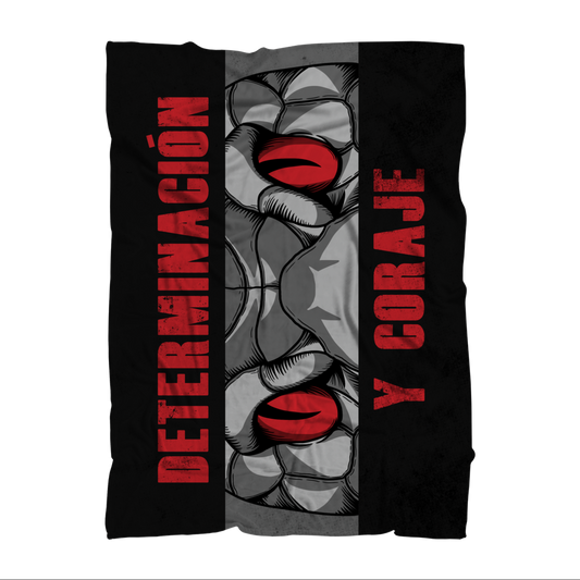 Rocky Katari (BOL) "Determination & Courage" Throw Blanket