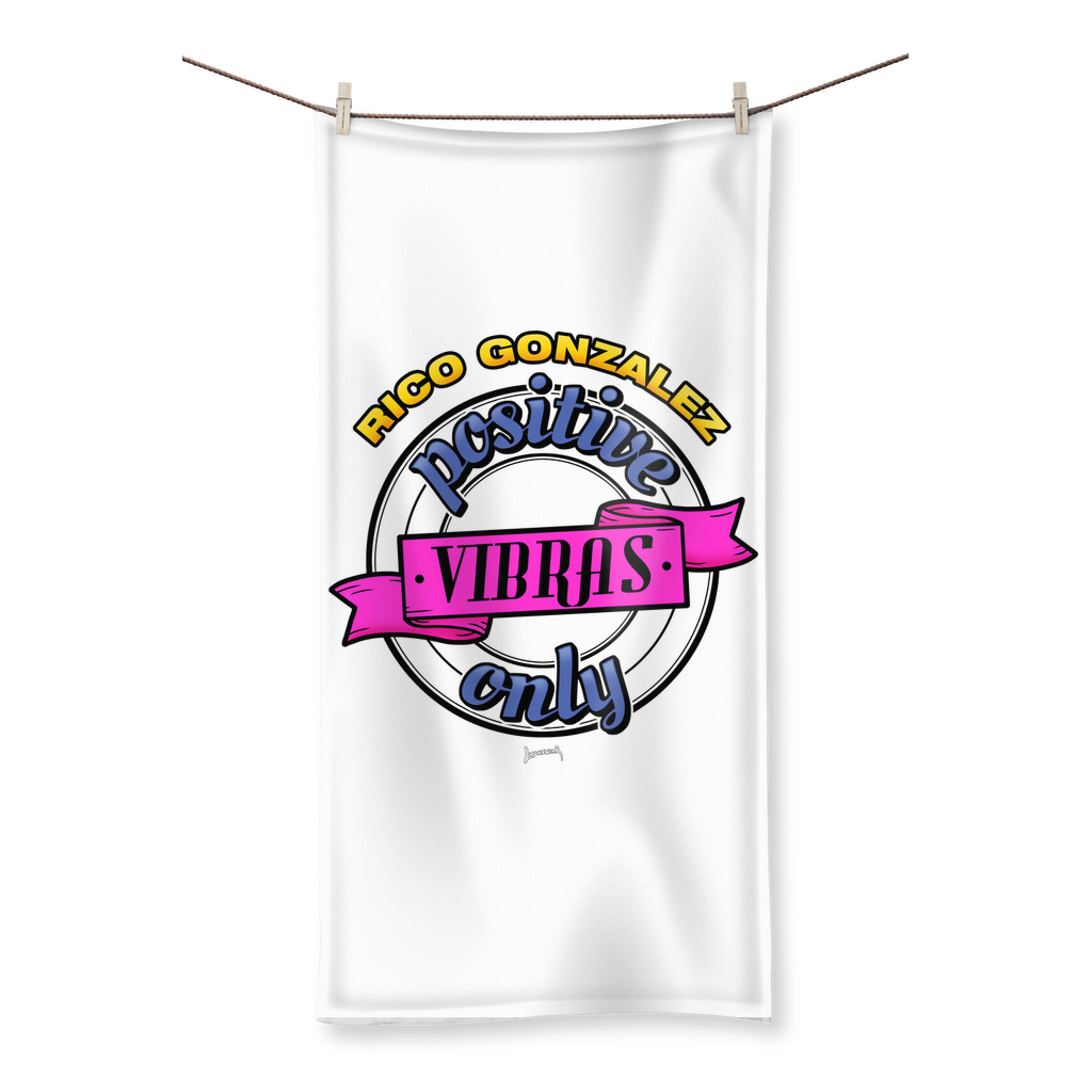 Rico Gonzalez (MEX) "Positive Vibras" Home and Beach Towel