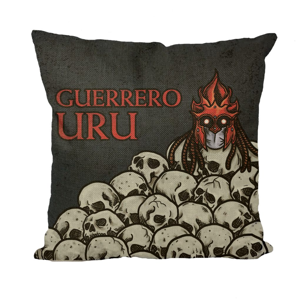 Guerrero Uru (BOL) "Skulls" Throw Pillow