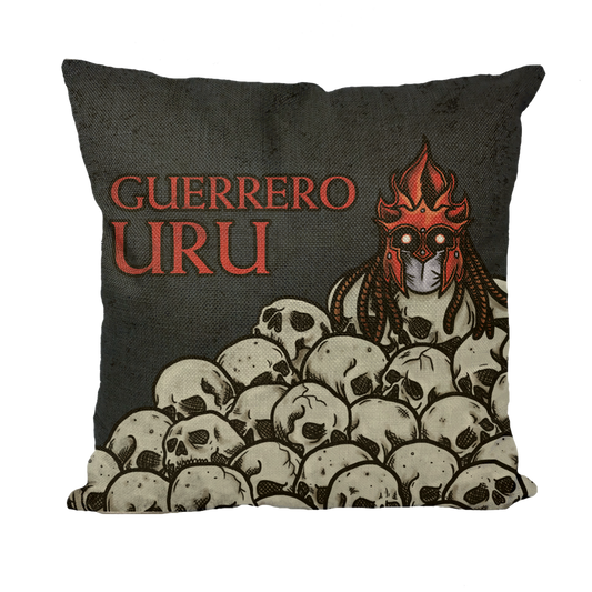 Guerrero Uru (BOL) "Skulls" Throw Pillow