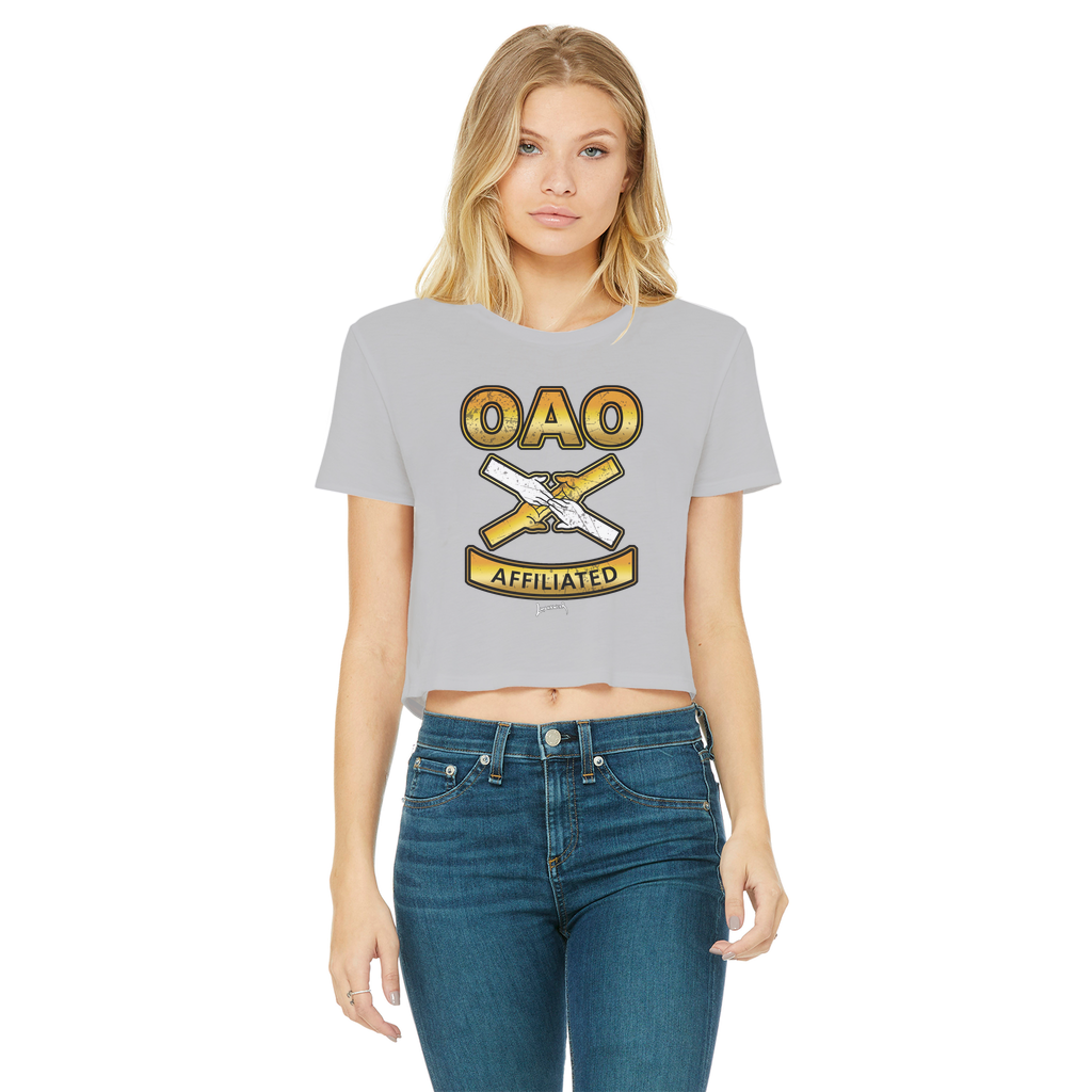 Over All Obstacles (USA) "Coat of Arms" Women's Wear Crop Top