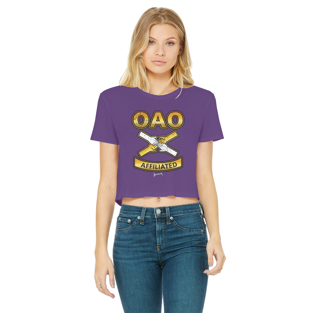 Over All Obstacles (USA) "Coat of Arms" Women's Wear Crop Top