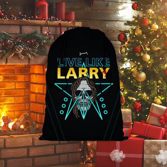 Larry Lazard (USA) "Live Like Larry" Drawstring Bag
