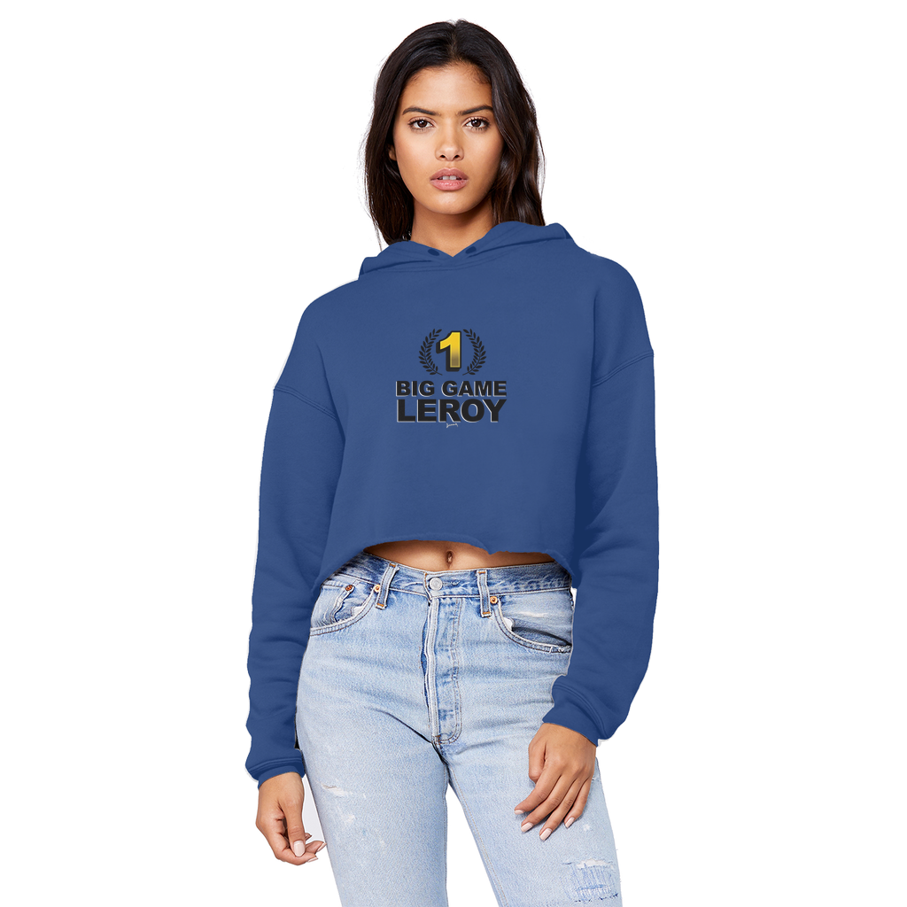 Leroy Green (USA) "Number One" Unisex Crop Top Boyfriend Hoodie