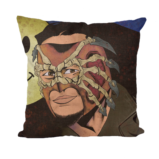 Smiley (USA) "Portrait" Throw Pillow with Insert