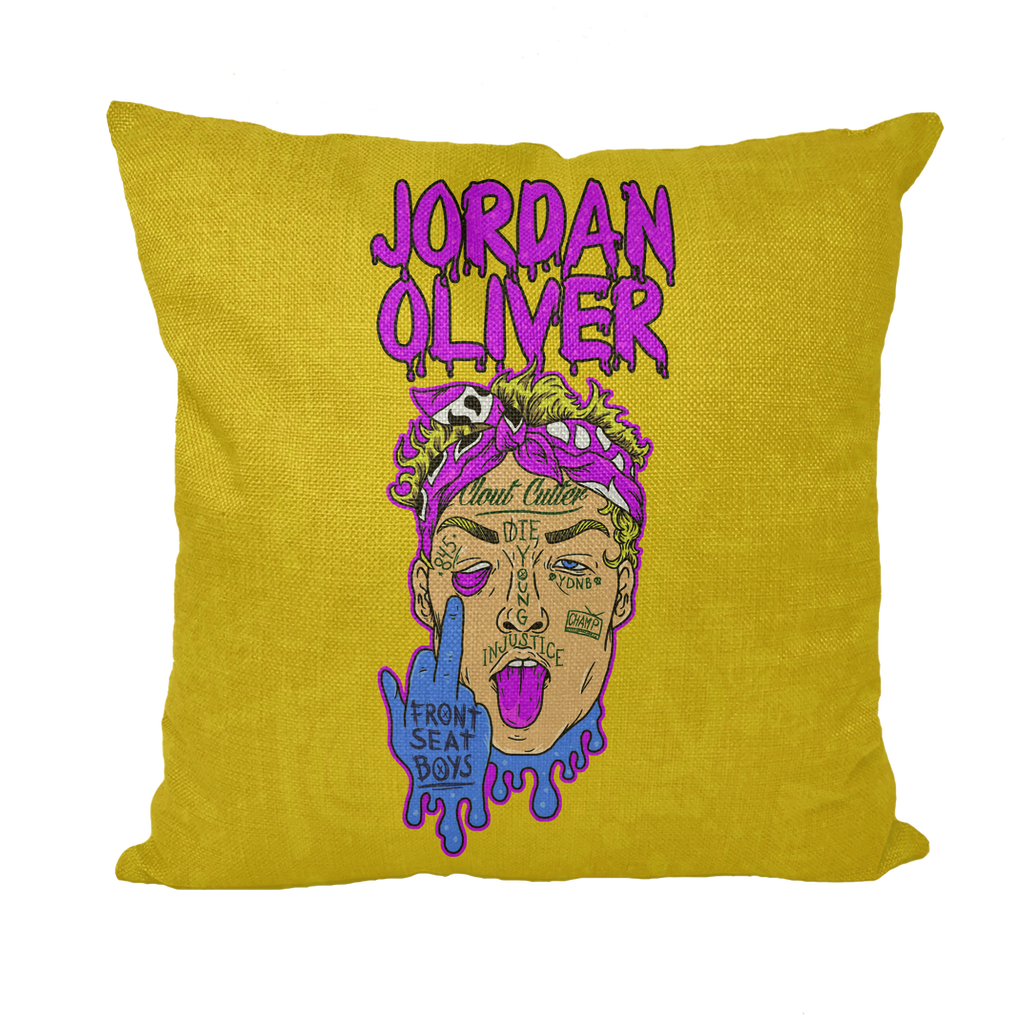 Jordan Oliver (USA) "Clout Man" Throw Pillow