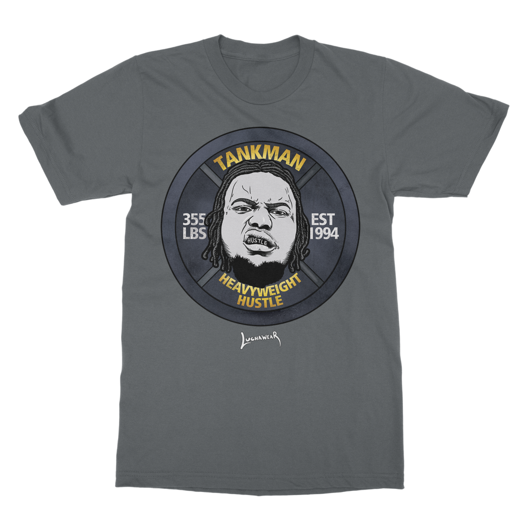 Calvin Tankman (USA) "Heavyweight Hustle" Unisex Heavy Cotton Tee