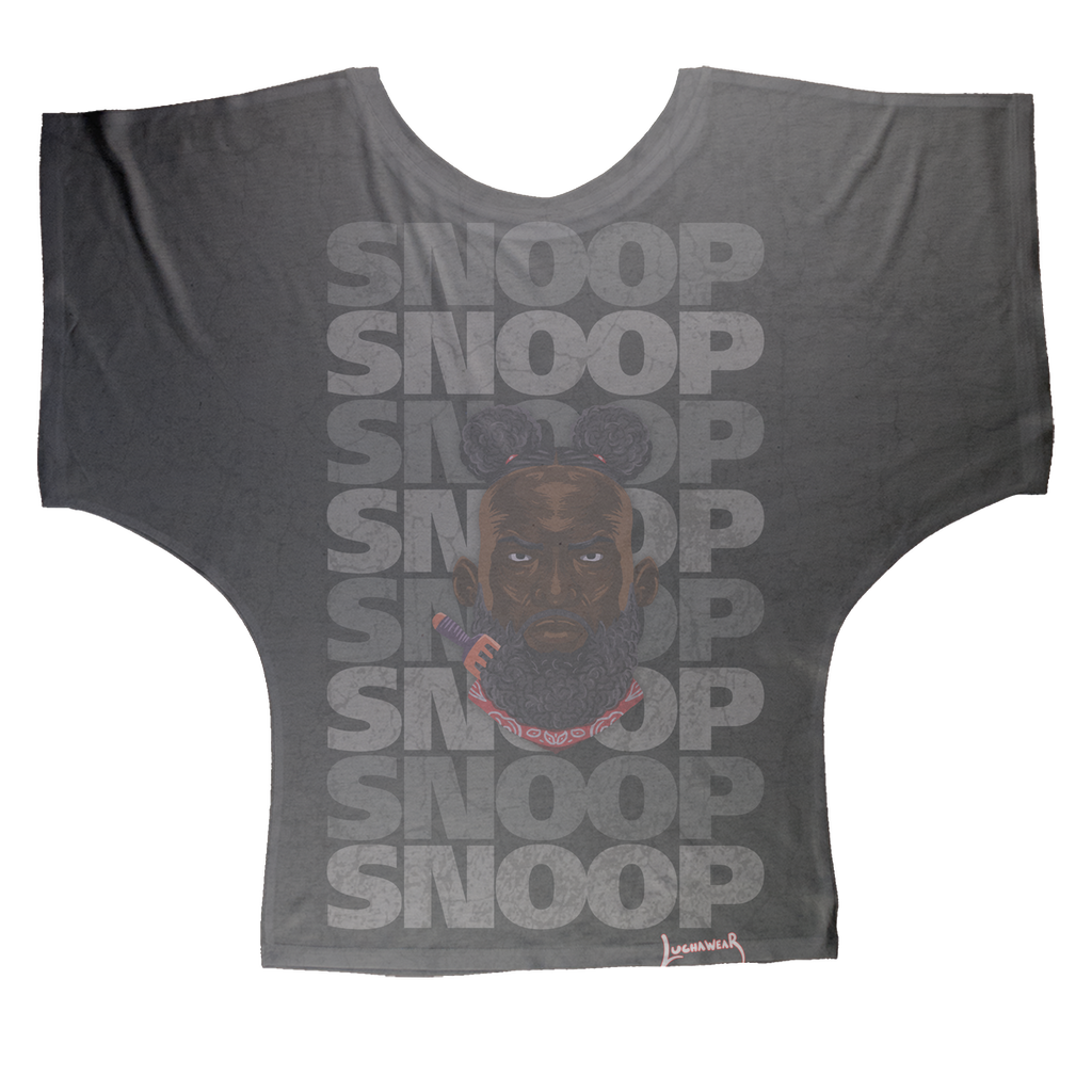 Snoop Strikes (USA) SNOOP Women's Wear Batwing Top