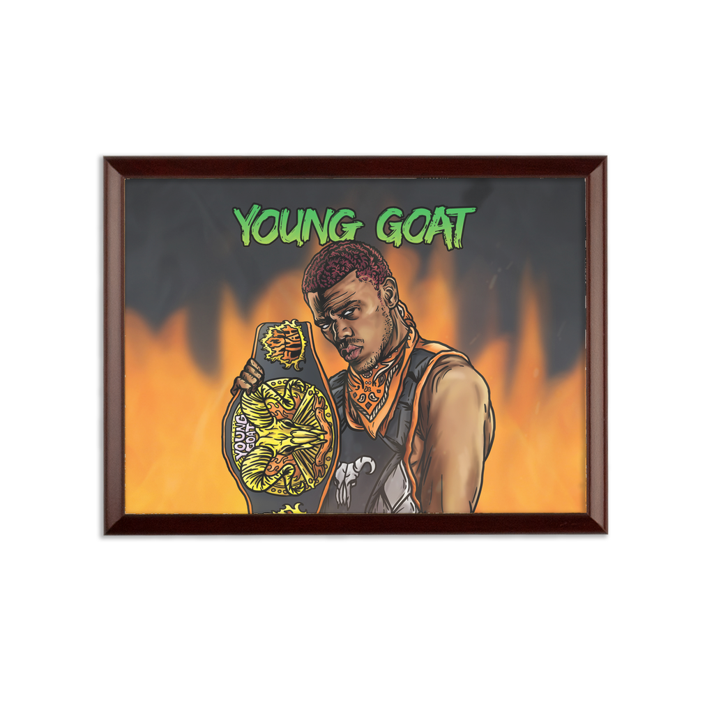 Myron Reed (USA) "Young Goat" Wall Art Plaque