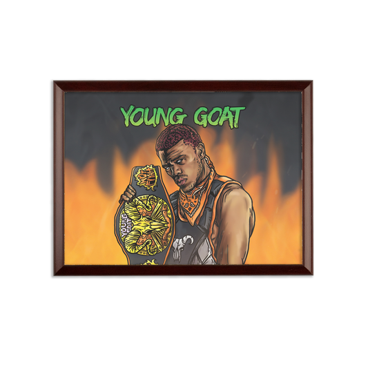 Myron Reed (USA) "Young Goat" Wall Art Plaque