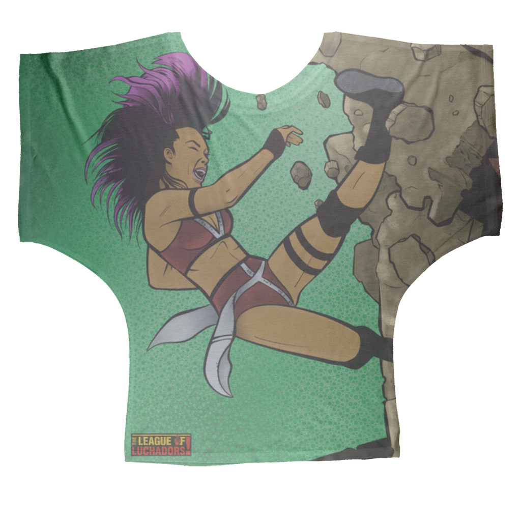 Zeda Zhang (USA) "Kick" Women's Wear Batwing Top