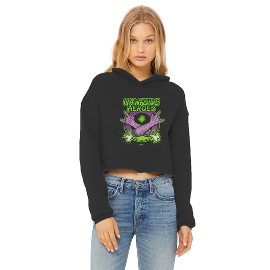 Nawfside Heroes (USA) "Coat of Arms" Women's Wear Crop Top Hoodie