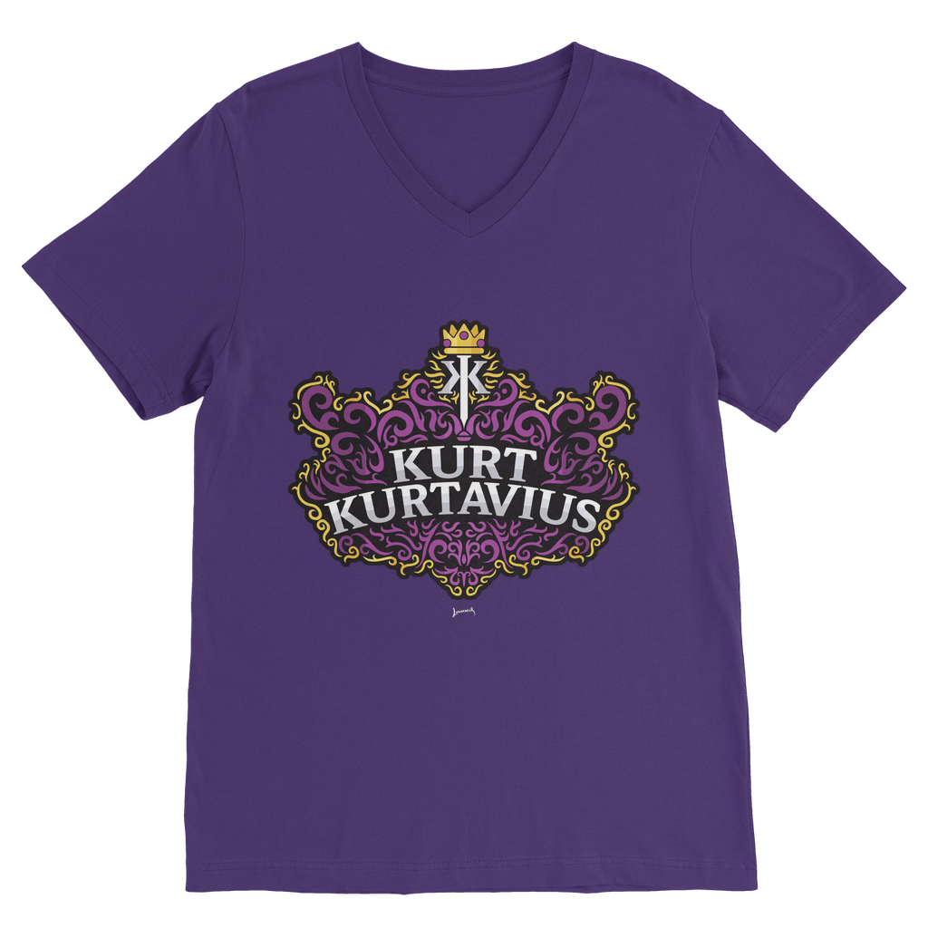 Kurt Kurtavious (USA) "Royalty " V Neck Tee
