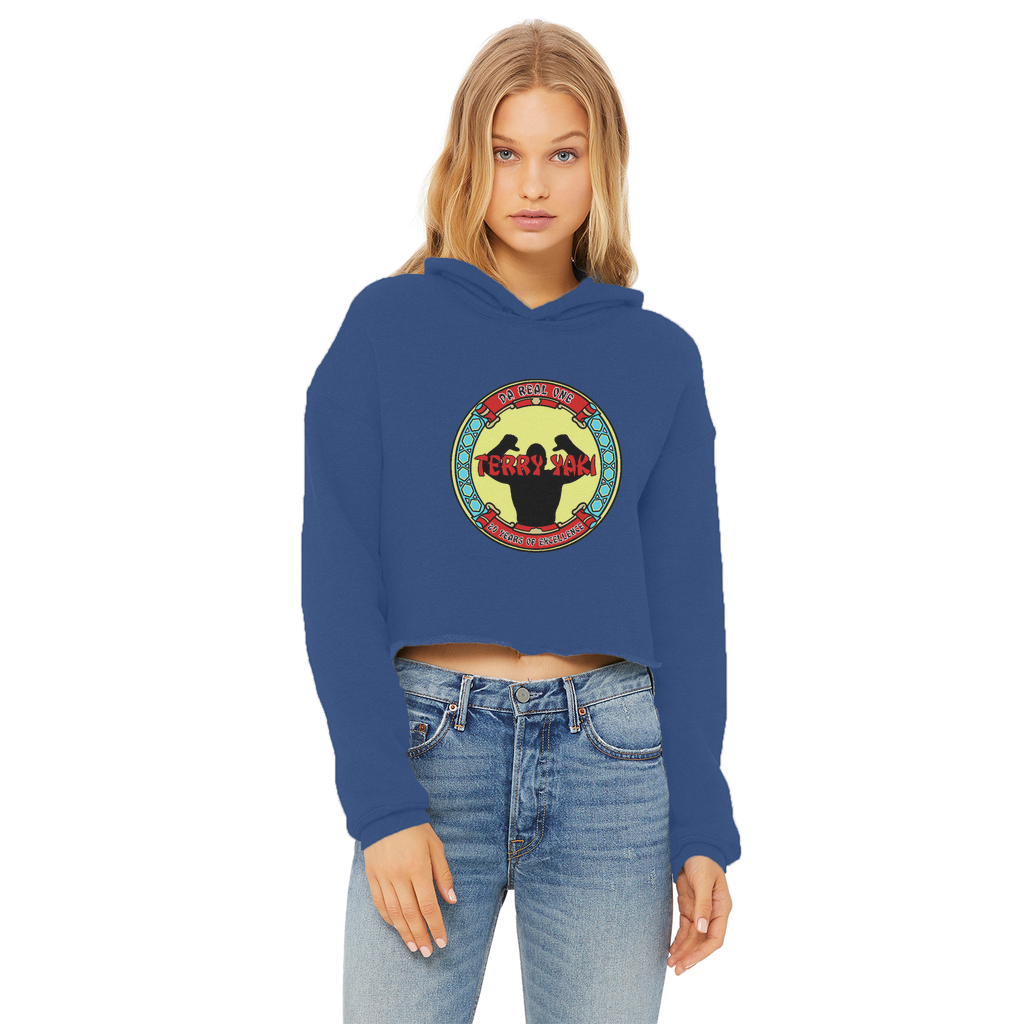 Terry Yaki (USA) "Da Real One" Women's Wear Crop Top Hoodie