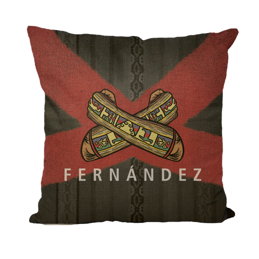 Dick Fernandez (BOL) "Aguayo" Throw Pillow