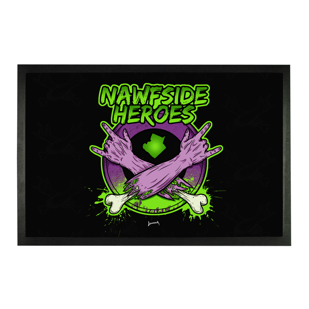 Nawfside Heroes (USA) "Coat of Arms" Doormat
