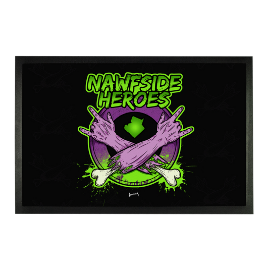Nawfside Heroes (USA) "Coat of Arms" Doormat