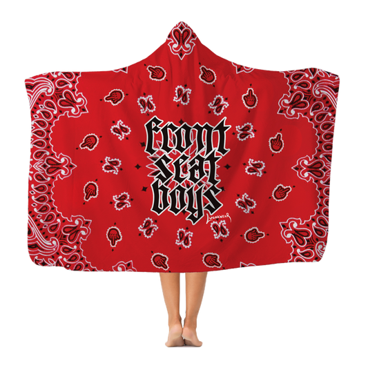 Jordan Oliver (USA) "Front Seat Boys" Hooded Blanket