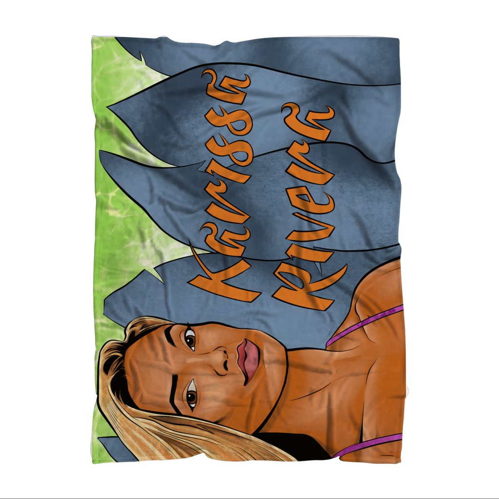 Karissa Rivera (USA) "Portrait" Throw Blanket