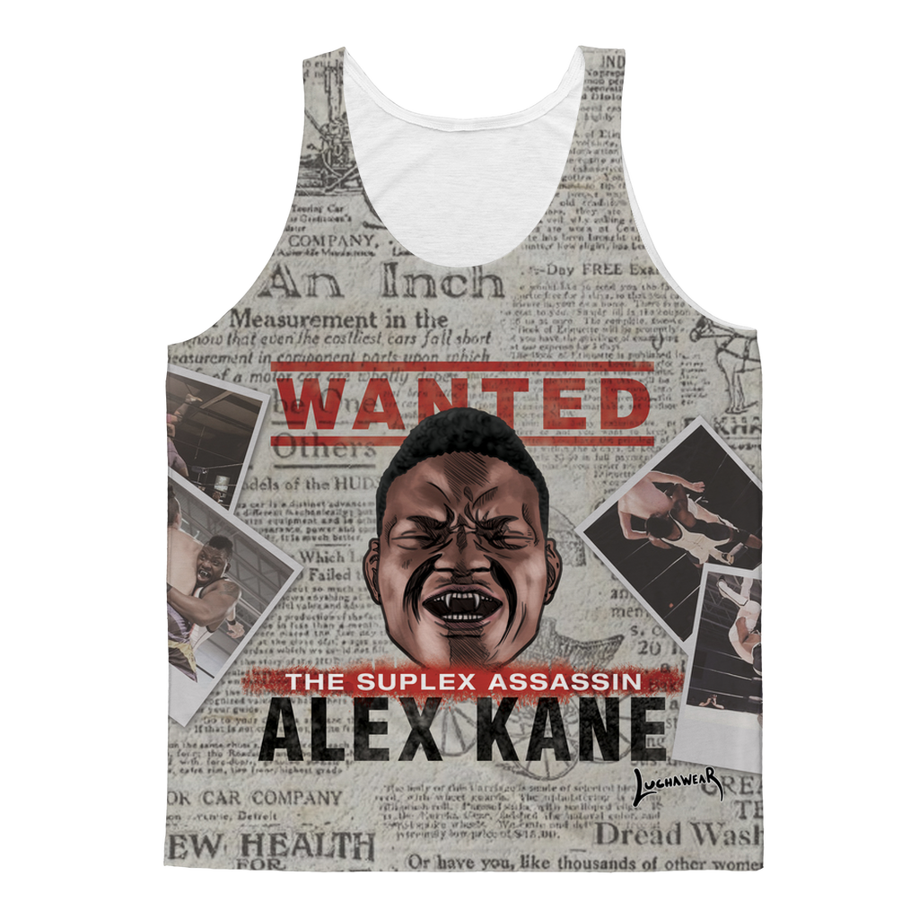 Alex Kane (USA) Wanted Unisex Tank Top