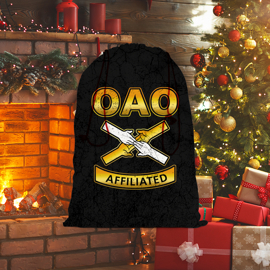 Over All Obstacles (USA) "Coat of Arms" Drawstring Bag