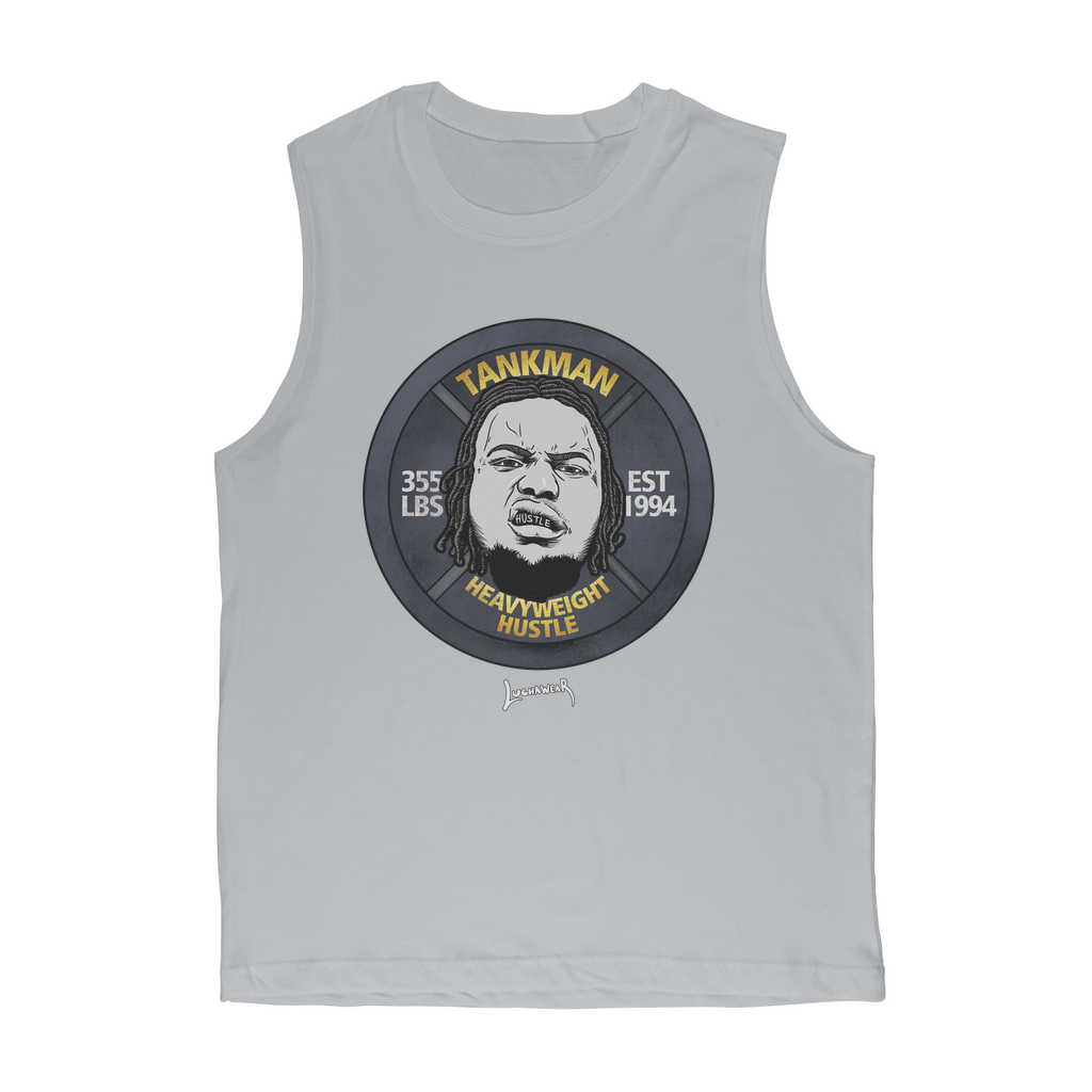 Calvin Tankman (USA) "Heavyweight Hustle" Muscle Tank Top