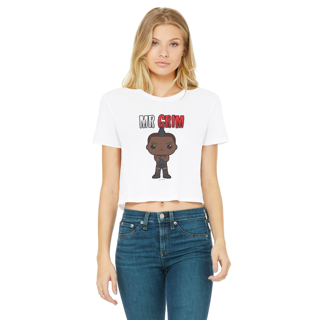 Mr Grim (USA) "Lil Mr Grim" Women's Wear Crop Top