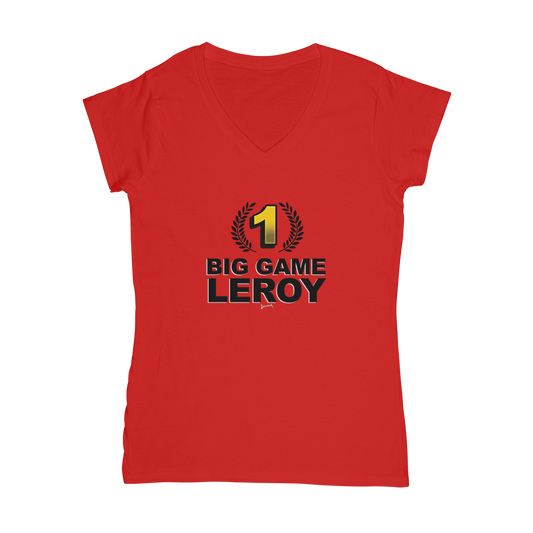 Leroy Green (USA) "Number One" Women's Wear V-Neck T-Shirt
