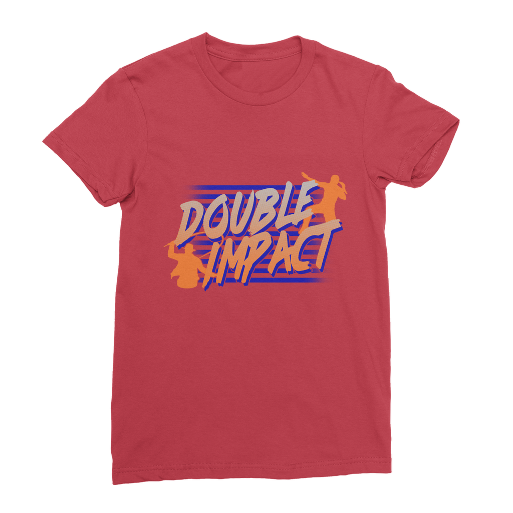 Double Impact (USA) "Logo" Women's Wear T-Shirt