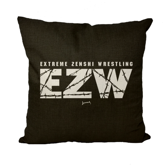 Zenshi (USA) "Extreme Zenshi Wrestling" Throw Pillow
