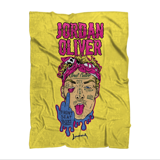 Jordan Oliver (USA) "Clout Man" Throw Blanket
