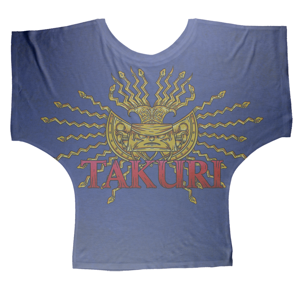 Takuri (USA) "Golden Sun" Women's Wear Batwing Top