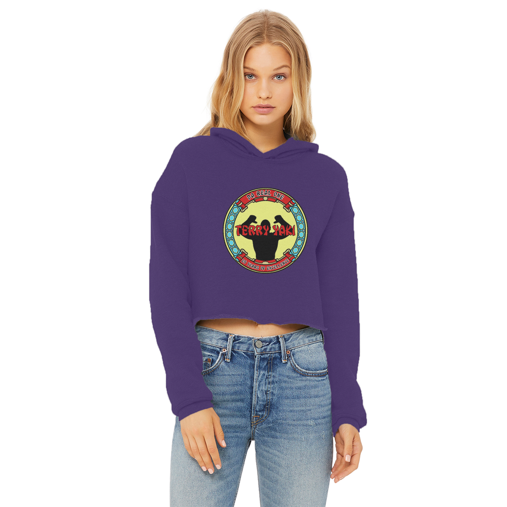 Terry Yaki (USA) "Da Real One" Women's Wear Crop Top Hoodie