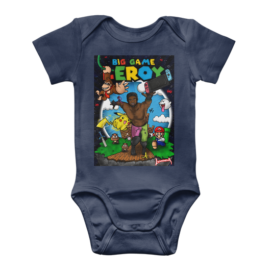Get your game on! (USA) "Leroy Green" Baby Onesie