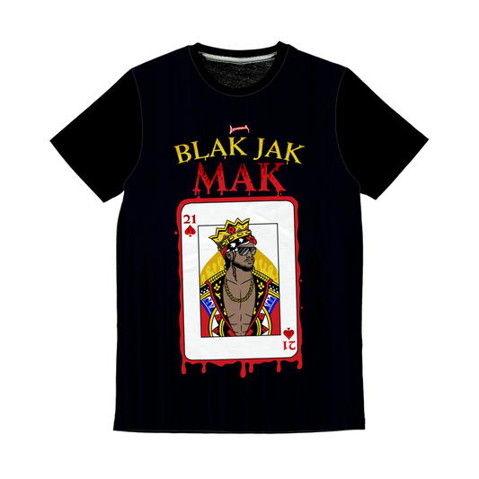 Blak Jak Mak (USA) "King" Unisex Panel Tee