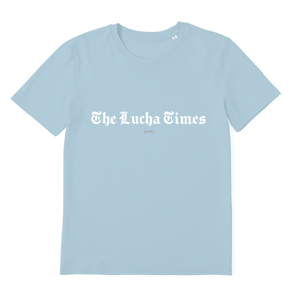 Lucha Times (White) Premium Organic Unisex Tee