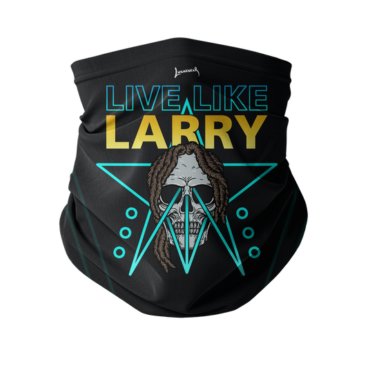 Larry Lazard (USA) "Live Like Larry" Neck Gaiter