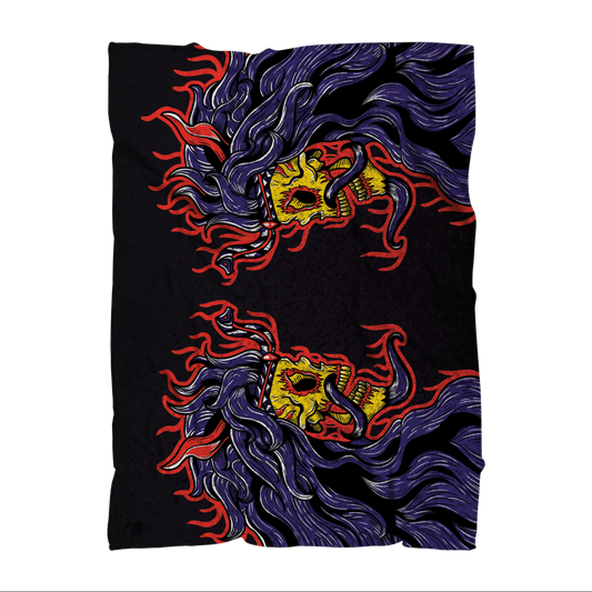 Supay (BOL) "Dual Demons" Throw Blanket